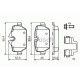 Комплект гальмівних колодок, дискове гальмо BOSCH 0 986 494 269