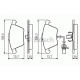 Комплект гальмівних колодок, дискове гальмо BOSCH 0 986 494 283