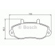 Комплект гальмівних колодок, дискове гальмо BOSCH 0 986 494 288