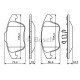 Комплект гальмівних колодок, дискове гальмо BOSCH 0 986 494 324
