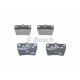 Комплект гальмівних колодок, дискове гальмо BOSCH 0 986 494 350