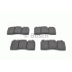 Комплект гальмівних колодок, дискове гальмо BOSCH 0 986 494 351