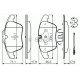 Комплект гальмівних колодок, дискове гальмо BOSCH 0 986 494 371
