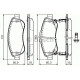 Комплект гальмівних колодок, дискове гальмо BOSCH 0 986 494 379