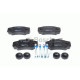 Комплект гальмівних колодок, дискове гальмо BOSCH 0 986 494 391