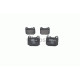 Комплект гальмівних колодок, дискове гальмо BOSCH 0 986 494 410