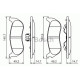 Комплект гальмівних колодок, дискове гальмо BOSCH 0 986 494 419