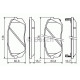 Комплект гальмівних колодок, дискове гальмо BOSCH 0 986 494 422