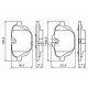 Комплект гальмівних колодок, дискове гальмо BOSCH 0 986 494 432