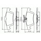 Комплект гальмівних колодок, дискове гальмо BOSCH 0 986 494 528