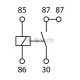Реле, робочий струм; Реле BOSCH 0 986 AH0 251