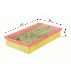Повітряний фільтр BOSCH 1 457 433 742