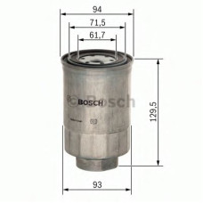 Паливний фільтр BOSCH 1 457 434 453
