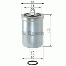 Паливний фільтр BOSCH 1 457 434 459