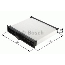 Фільтр, повітря у внутрішньому просторі BOSCH 1 987 431 169