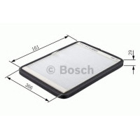 Фільтр, повітря у внутрішньому просторі BOSCH 1 987 432 043