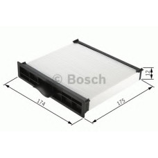 Фільтр, повітря у внутрішньому просторі BOSCH 1 987 432 164