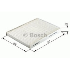 Фільтр, повітря у внутрішньому просторі BOSCH 1 987 432 183