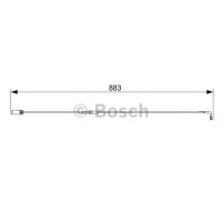 Сигналізатор, знос гальмівних колодок BOSCH 1 987 473 005
