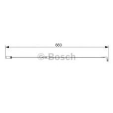 Сигналізатор, знос гальмівних колодок BOSCH 1 987 473 005