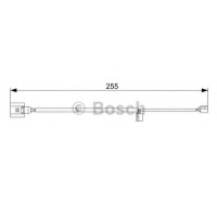 Сигналізатор, знос гальмівних колодок BOSCH 1 987 473 013