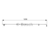 Сигналізатор, знос гальмівних колодок BOSCH 1 987 473 022