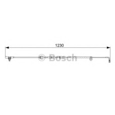 Сигналізатор, знос гальмівних колодок BOSCH 1 987 473 022