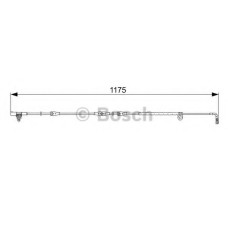 Сигналізатор, знос гальмівних колодок BOSCH 1 987 473 032