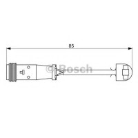 Сигналізатор, знос гальмівних колодок BOSCH 1 987 473 038