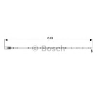 Сигналізатор, знос гальмівних колодок BOSCH 1 987 473 043
