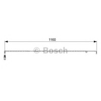 Сигналізатор, знос гальмівних колодок BOSCH 1 987 473 055