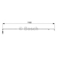 Сигналізатор, знос гальмівних колодок BOSCH 1 987 473 055