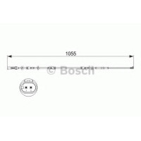 Сигналізатор, знос гальмівних колодок BOSCH 1 987 473 508
