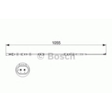 Сигналізатор, знос гальмівних колодок BOSCH 1 987 473 508