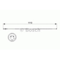 Сигналізатор, знос гальмівних колодок BOSCH 1 987 473 515