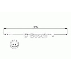 Сигналізатор, знос гальмівних колодок BOSCH 1 987 473 520