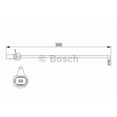 Сигналізатор, знос гальмівних колодок BOSCH 1 987 474 505