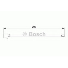 Сигналізатор, знос гальмівних колодок BOSCH 1 987 474 565