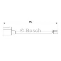 Сигналізатор, знос гальмівних колодок BOSCH 1 987 474 566