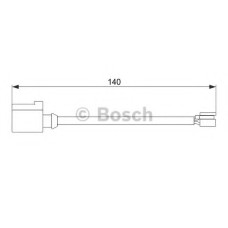 Сигналізатор, знос гальмівних колодок BOSCH 1 987 474 566