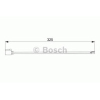 Сигналізатор, знос гальмівних колодок BOSCH 1 987 474 567