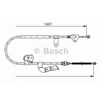 Трос, стоянкова гальмівна система BOSCH 1 987 477 952