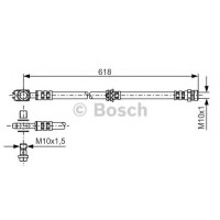 Гальмівний шланг BOSCH 1 987 481 173