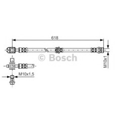Гальмівний шланг BOSCH 1 987 481 173