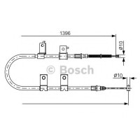 Трос, стоянкова гальмівна система BOSCH 1 987 482 083