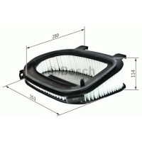 Повітряний фільтр BOSCH F 026 400 366