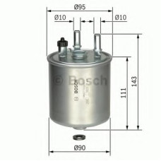 Паливний фільтр BOSCH F 026 402 081