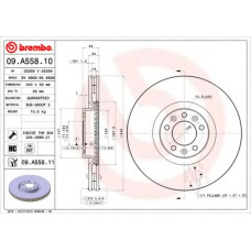Гальмівний диск BREMBO 09.A634.11