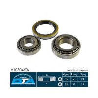 Комплект підшипника маточини колеса BTA H15012BTA