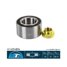 Комплект підшипника маточини колеса BTA H1G008BTA